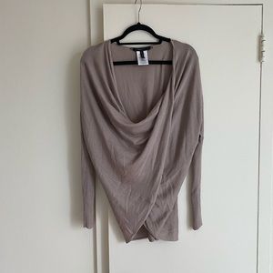 BCBG brown cowl neck thin sweater